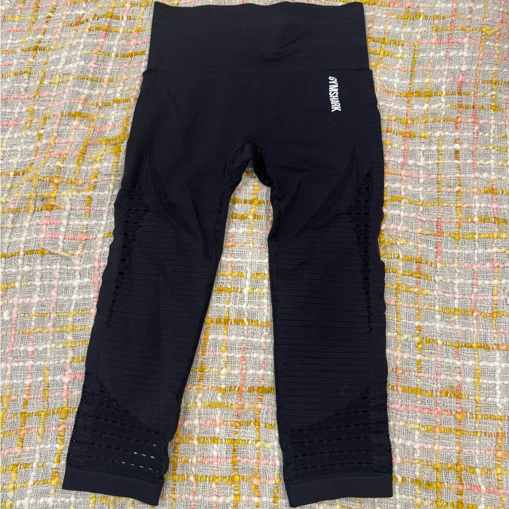 Gymshark Black Leggings Streamlined Design